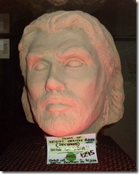 In a random antique shop the guide told me about; a bust of the late Kevin Smith (Ares). Sadly not a very good likeness.